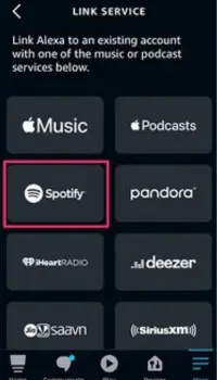 connect spotify to alexa step 3